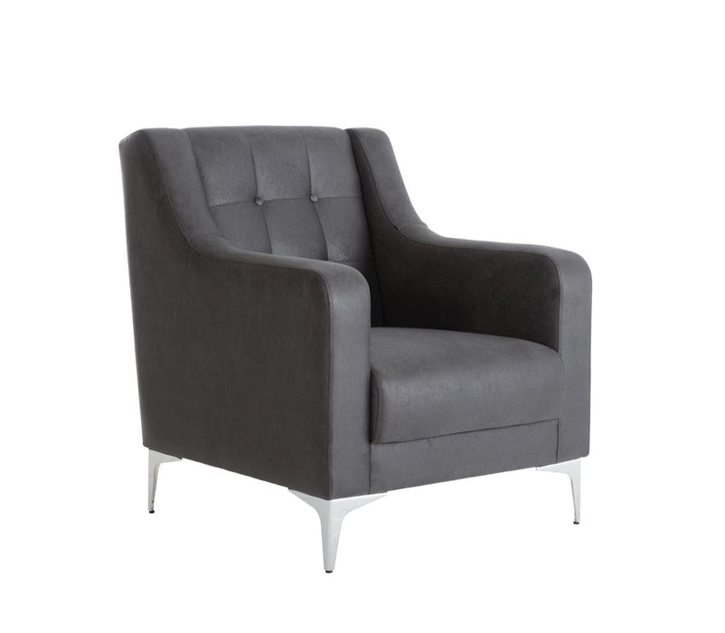 Livia Armchair (Melson Dark Grey)