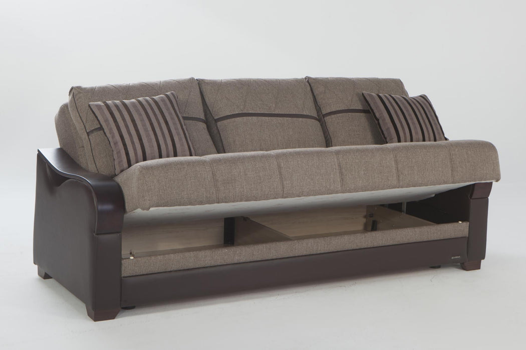 Bennett Sofa Sleeper (Redeyef Brown)/W Brown Vynil