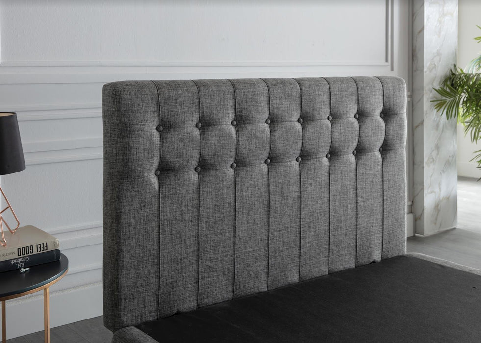 Stratton King Foundation & Headboard (Bell Basic Grey)