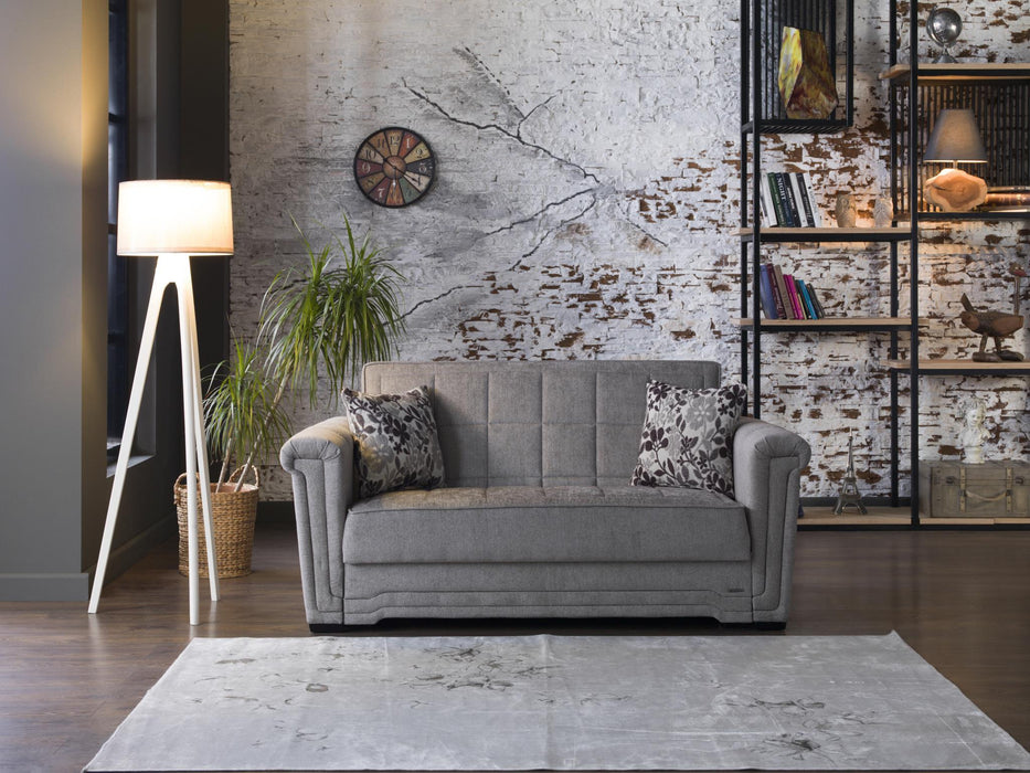 Victoria Love Seat (Valencia Gray)