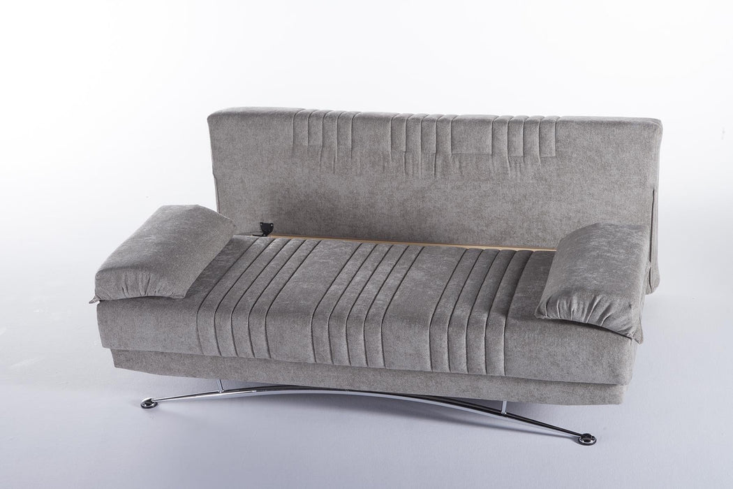 Fantasy 3 Seat Sleeper (Valencia Grey Plain Fabric)