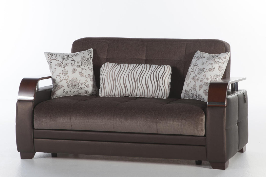 Natural Love Seat(Prestige Brown)