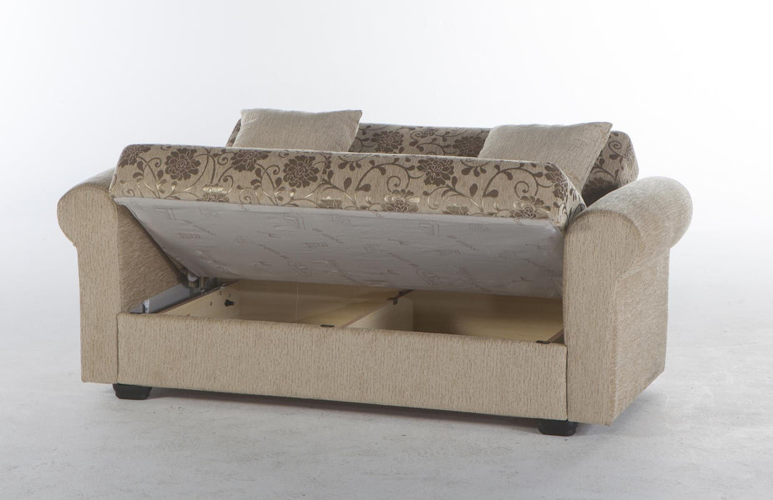 Elita S Love Seat (Yasemin Beige)