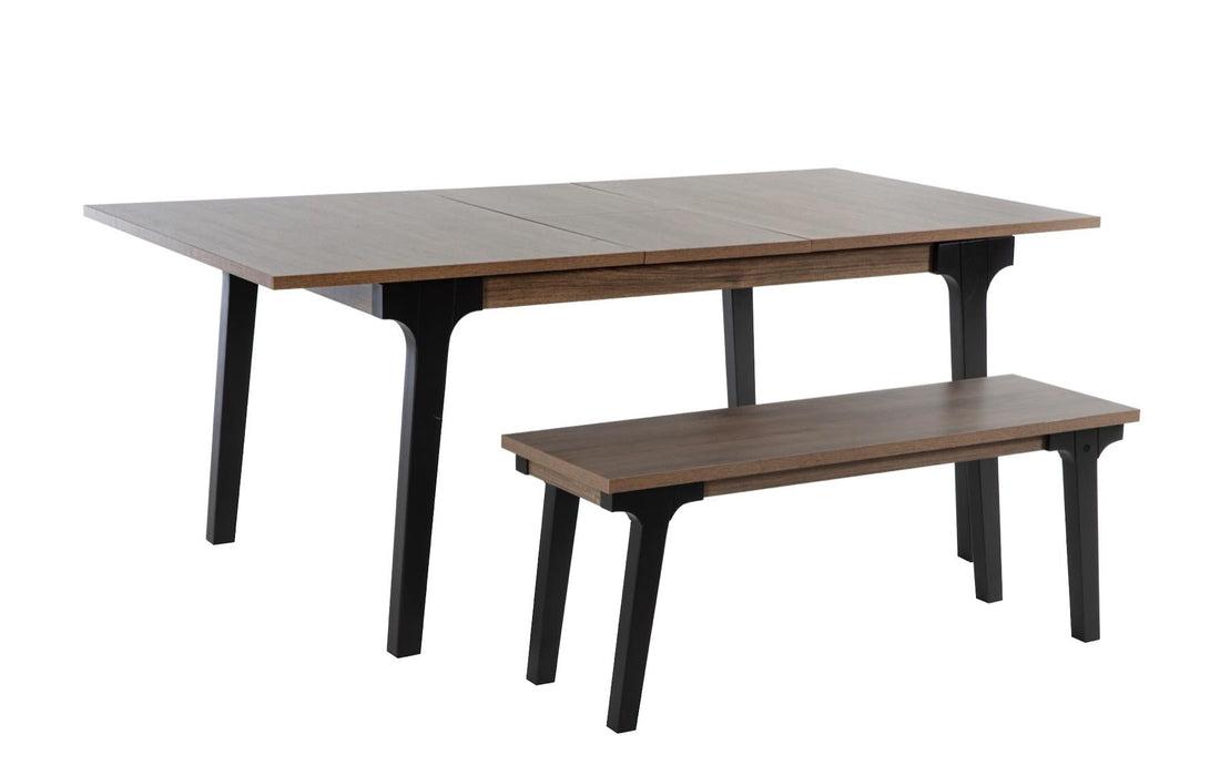 Kennedy Expandable Dining Table (L.Walnut)