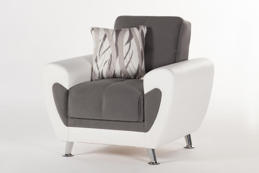 Duru Armchair (Plato Dark Gray)