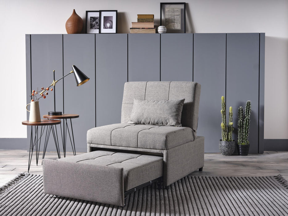 Mello Pull Out Chair In A Box (Corvet Grey)