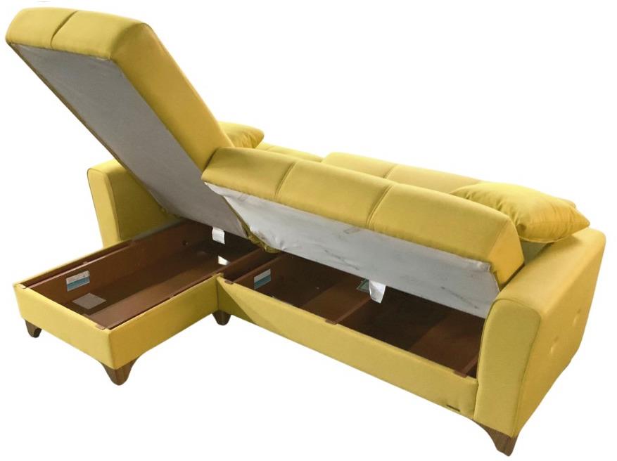 Tina Sectional (Mustard)