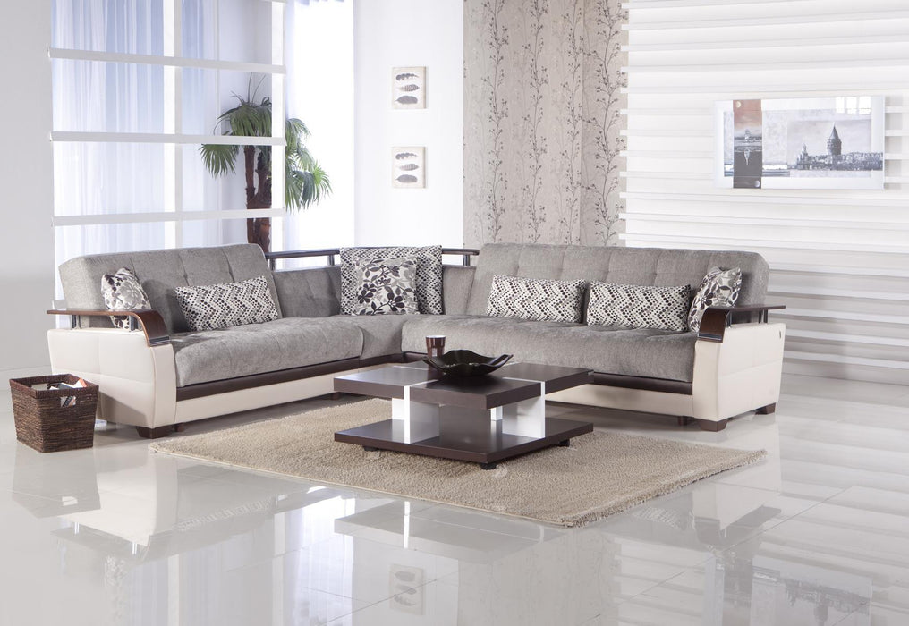 Natural Sectional (Valencia Grey)