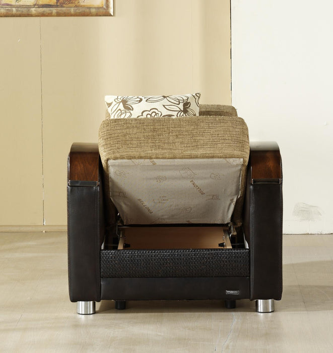 Luna Armchair (Fulya Brown)