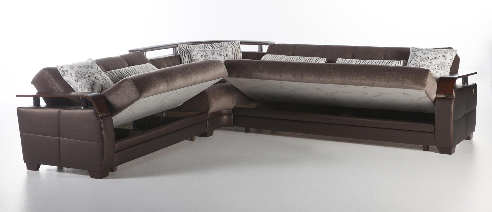 Natural Sectional (Prestige Brown)