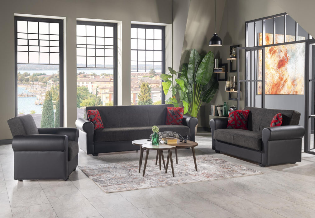 Enea Black Living Room Sleeper Set