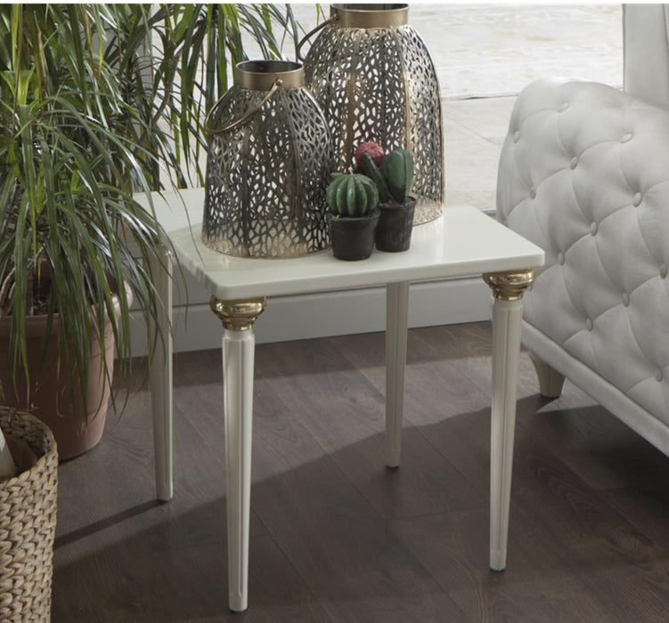 Mistral Side Table (Opak White)