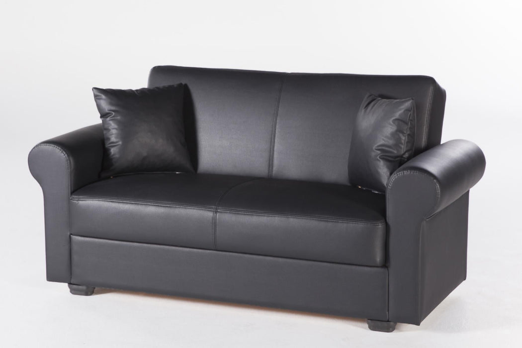 Floris Love Seat(Santa Glory Black)