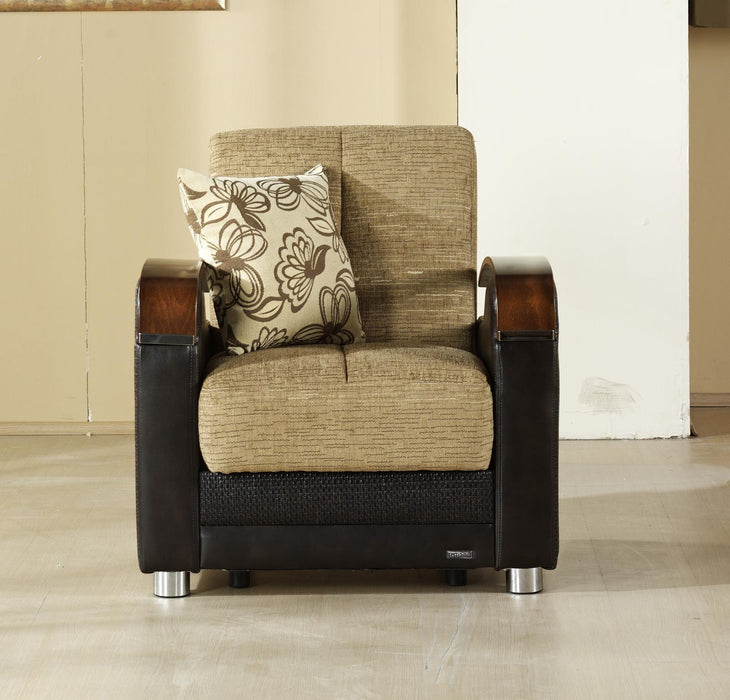 Luna Armchair (Fulya Brown)