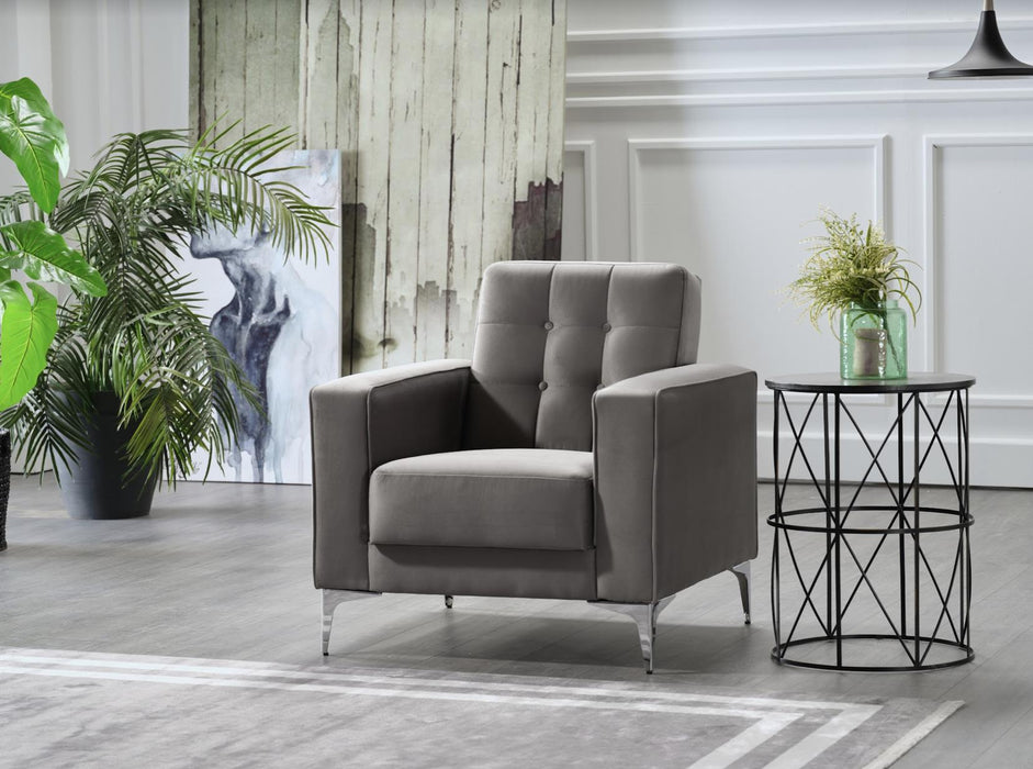 Hemera Armchair (Vika Grey)