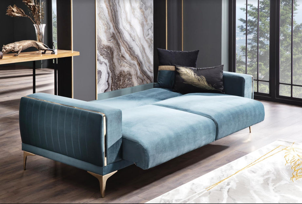 Carlino Sofa Sleeper (Napoly E.Green)