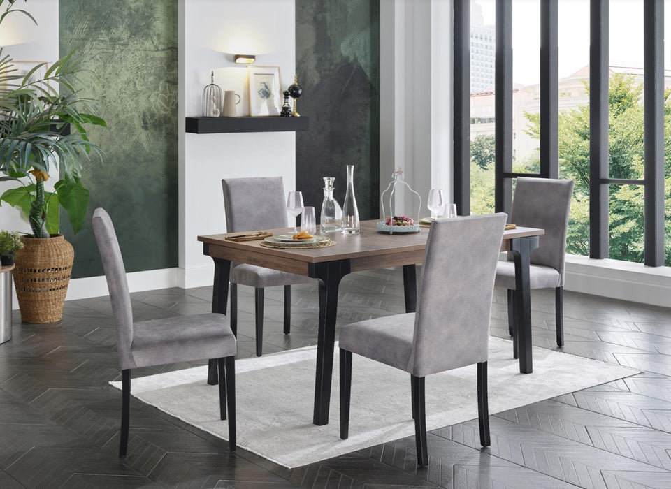 Kennedy 6308 Dining Chair 2Pcs (Lova Grey)