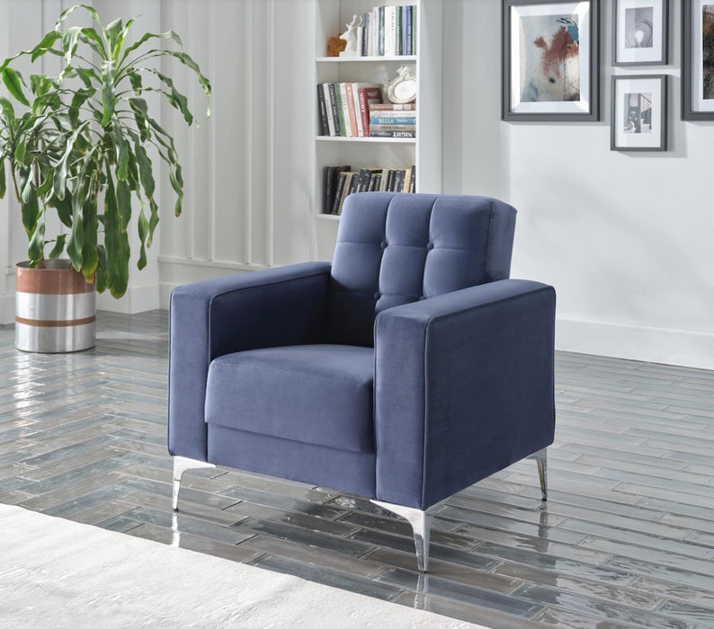 Hemera Armchair (Vika Navy Blue)