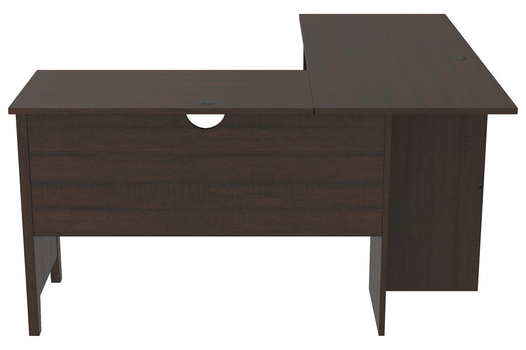 Camiburg Warm Brown 2-Piece Home Office Desk