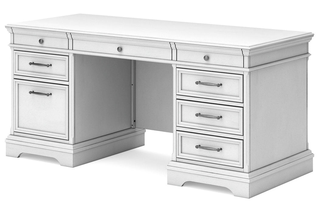 Kanwyn Whitewash Home Office Desk