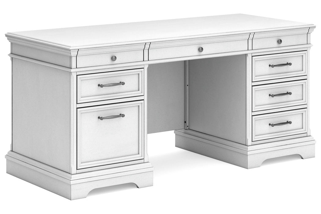 Kanwyn Whitewash Home Office Desk