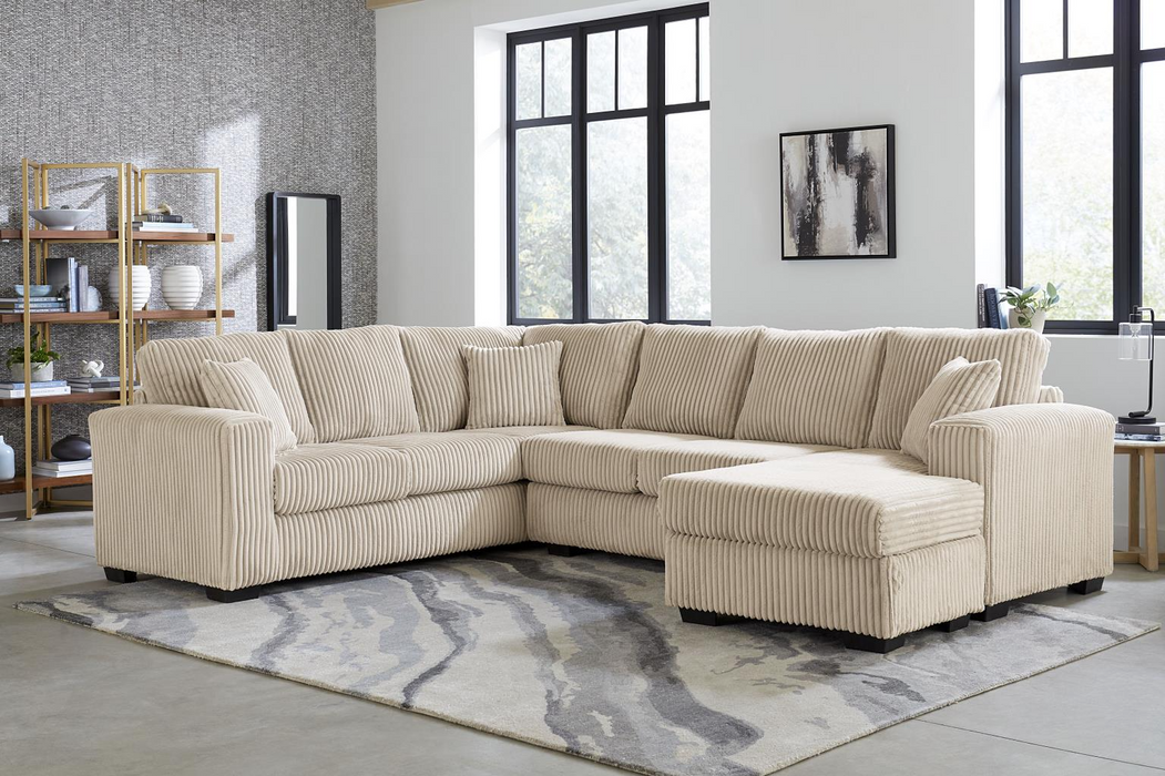 Tate Ivory 3-Piece Sectional