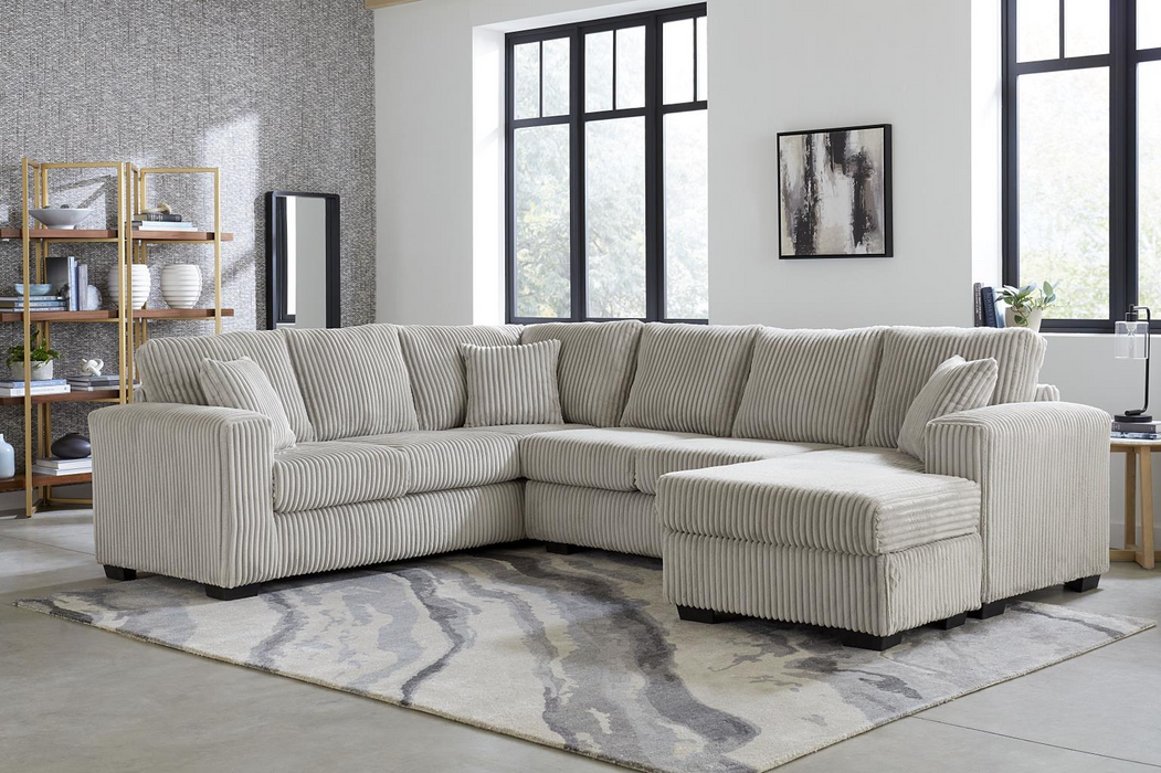 Tate Light Gray 3-Piece Sectional