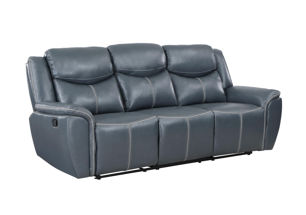 Eric Blue Reclining Living Room Set