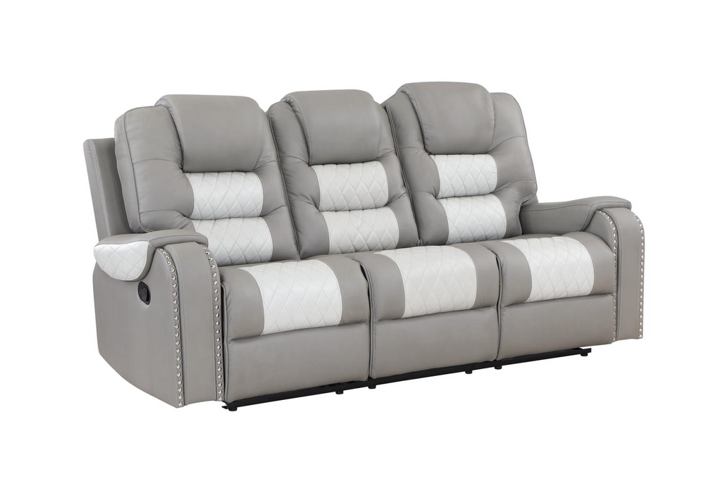 Harlow Grey Reclining Living Room Set ( Sofa & Loveseat)