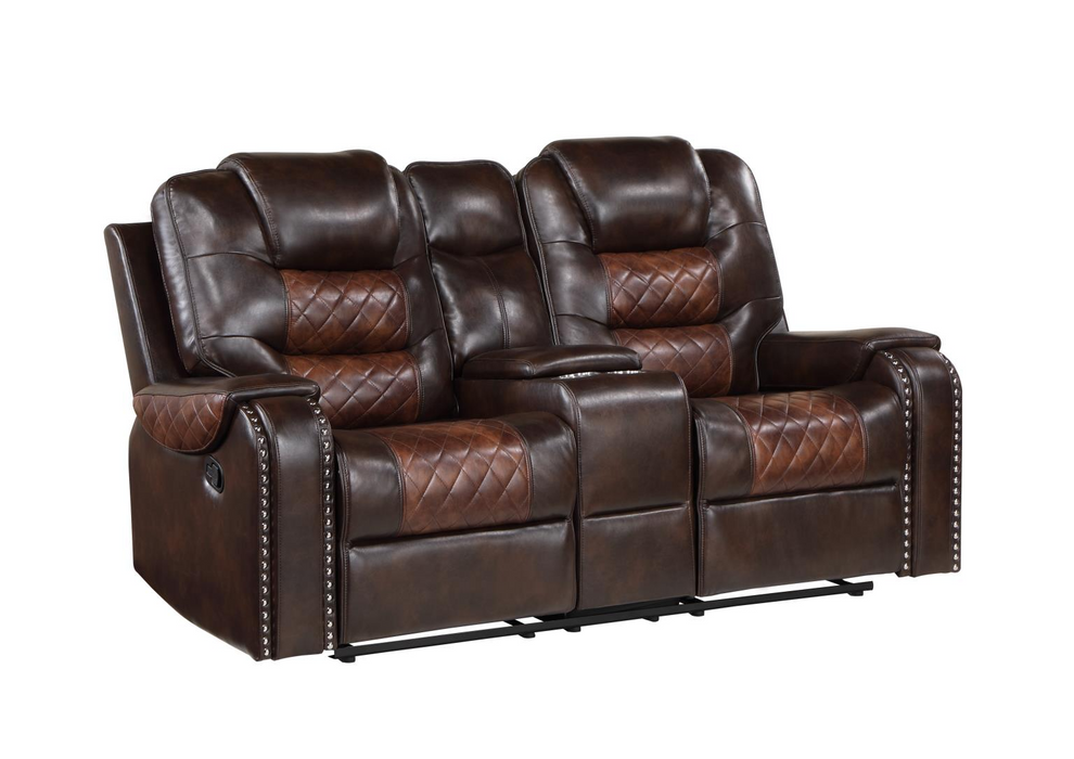 Harlow Brown Reclining Living Room Set