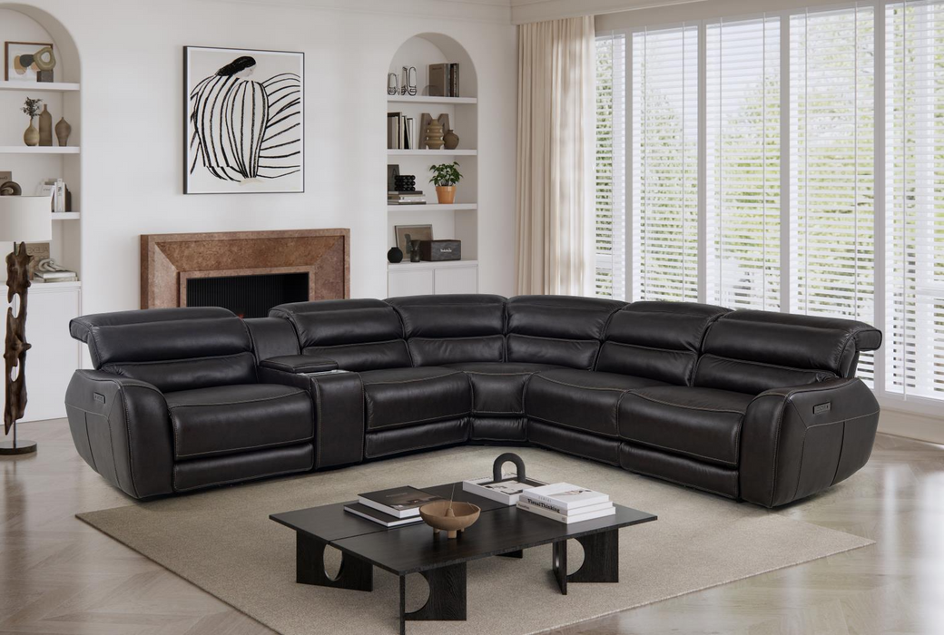 Marco Brown 6 Piece Power Sectional