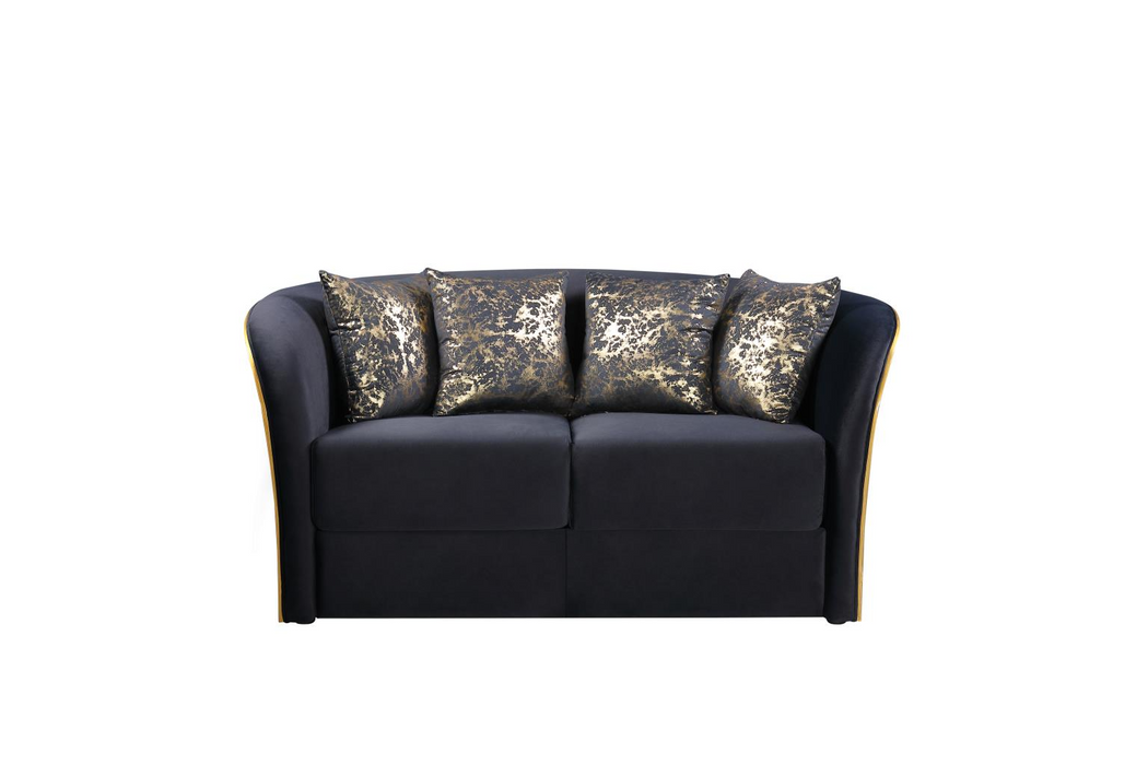 Giovani Black Sofa & Loveseat