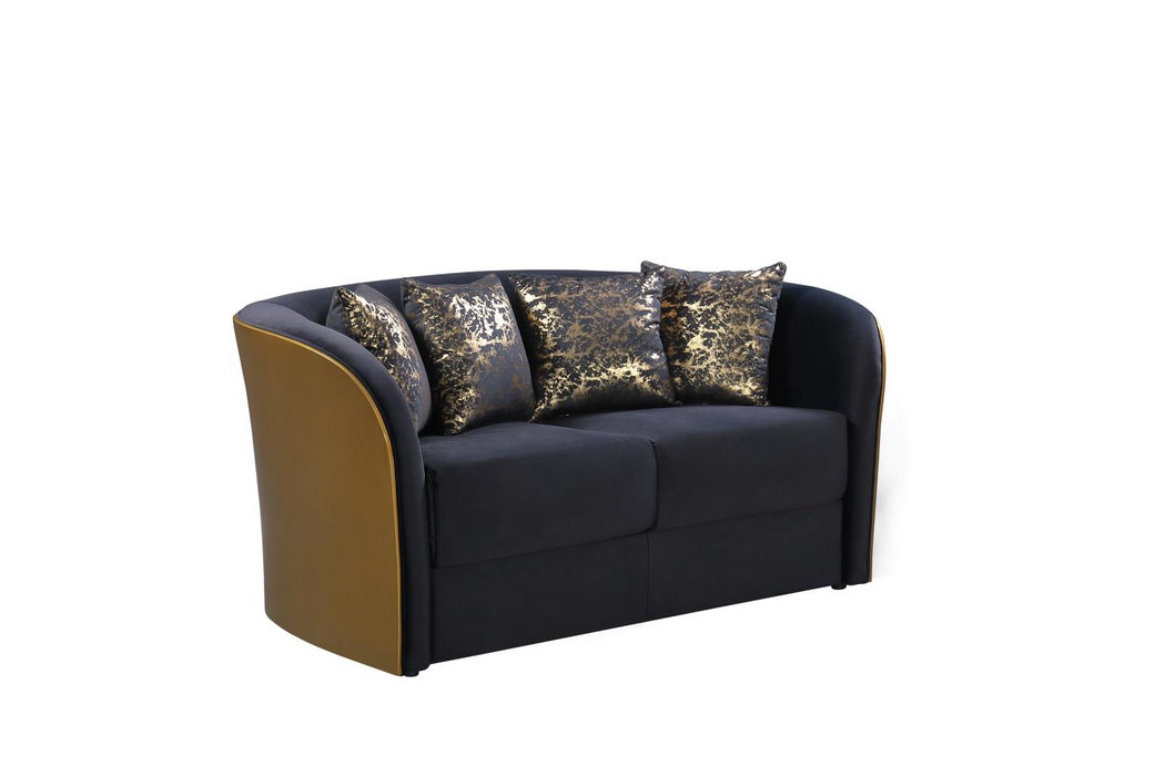 Giovani Black Sofa & Loveseat