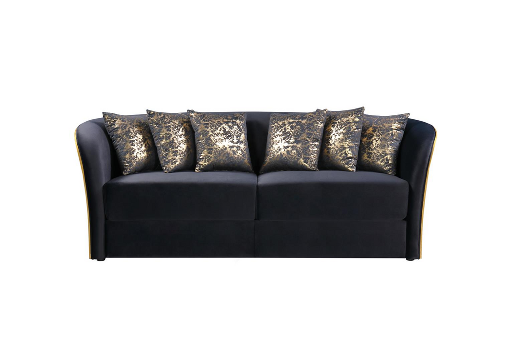 Giovani Black Sofa & Loveseat