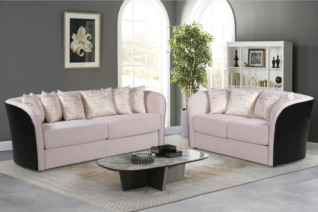 Giovani Beige Sofa & Loveseat