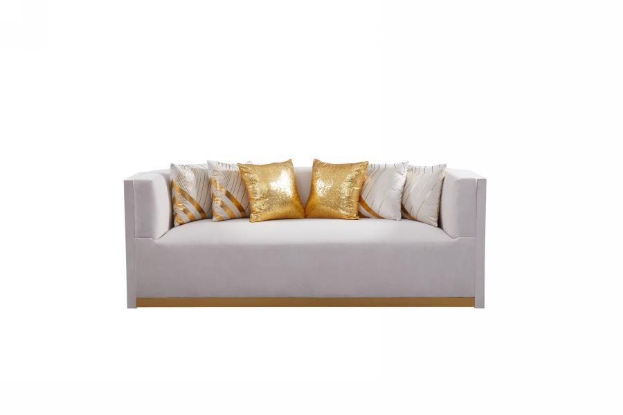 Noah White Sofa & Loveseat