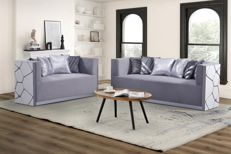 Noah Grey Sofa & Loveseat