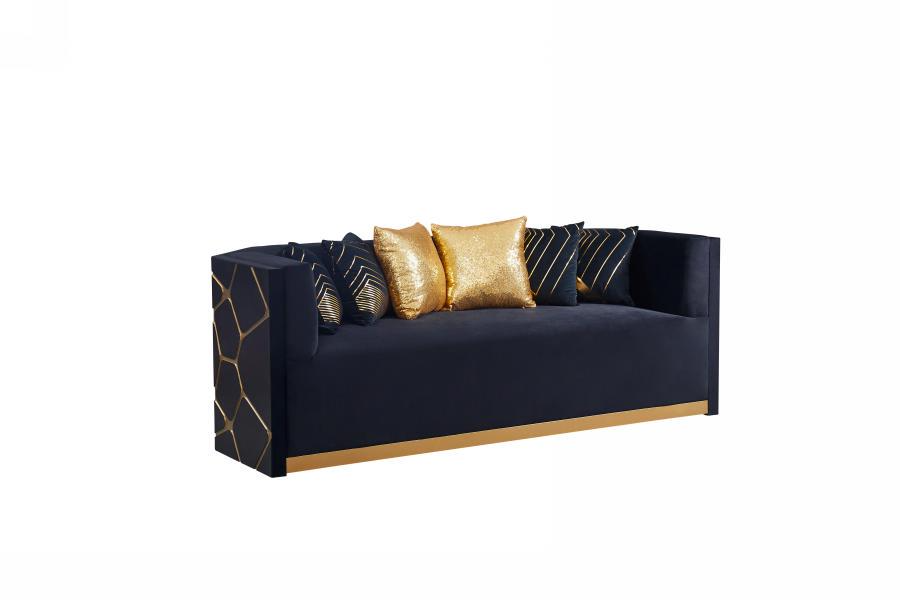 Noah Black Sofa & Loveseat