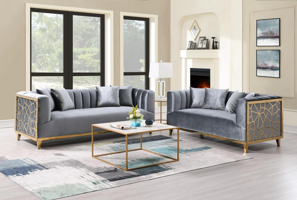 Versa Grey Sofa & Loveseat