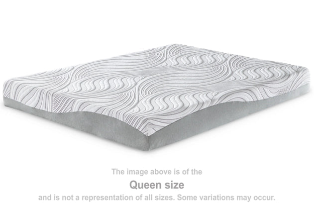 8 Inch Memory Foam White King Mattress