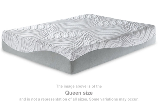 12 Inch Memory Foam  White King Mattress