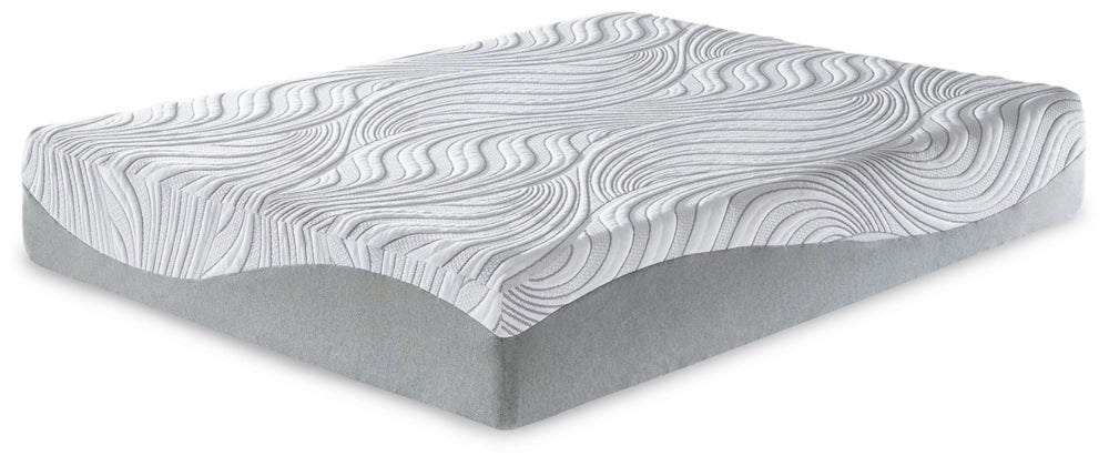 12 Inch Memory Foam White Queen Mattress