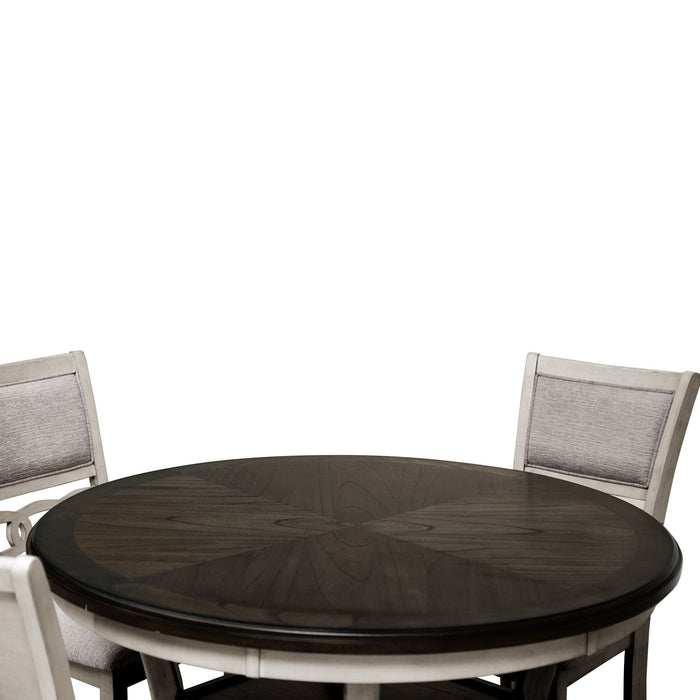 Savor White 5-Piece Dining Set