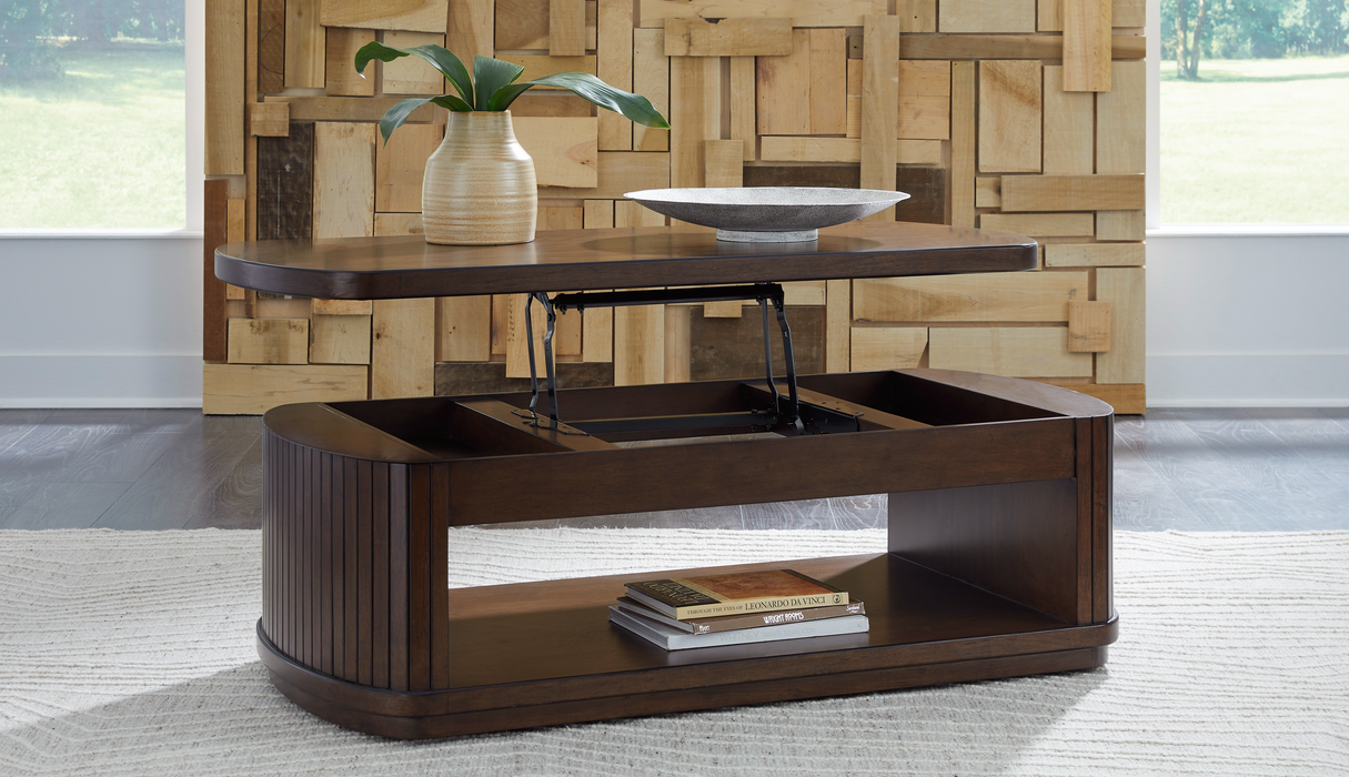 Korestone Dark Brown Lift Top Cocktail Table