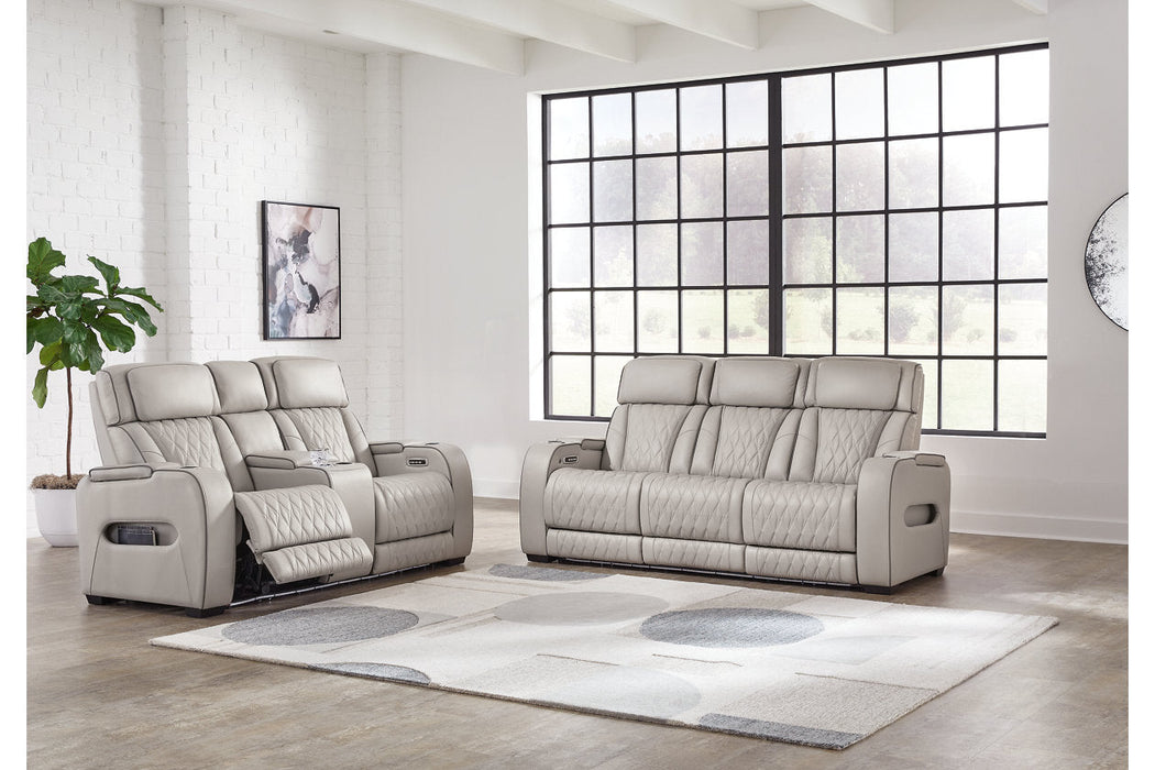 Boyington  Power Reclining Sofa, Loveseat and Recliner -  Ashley - Lara Furniture