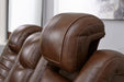 Backtrack Chocolate Power Reclining Living Room Set - Lara Furniture