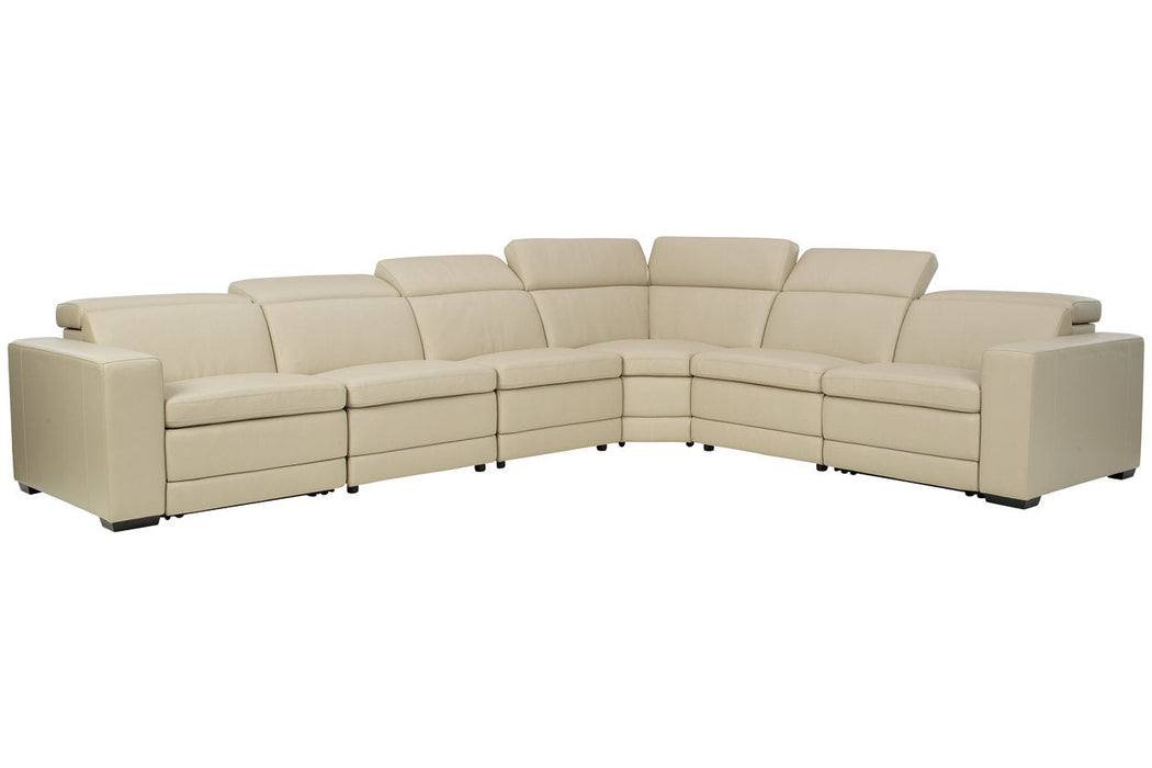 [EXCLUSIVE] Texline Sand 7-Piece Power Reclining Sectional