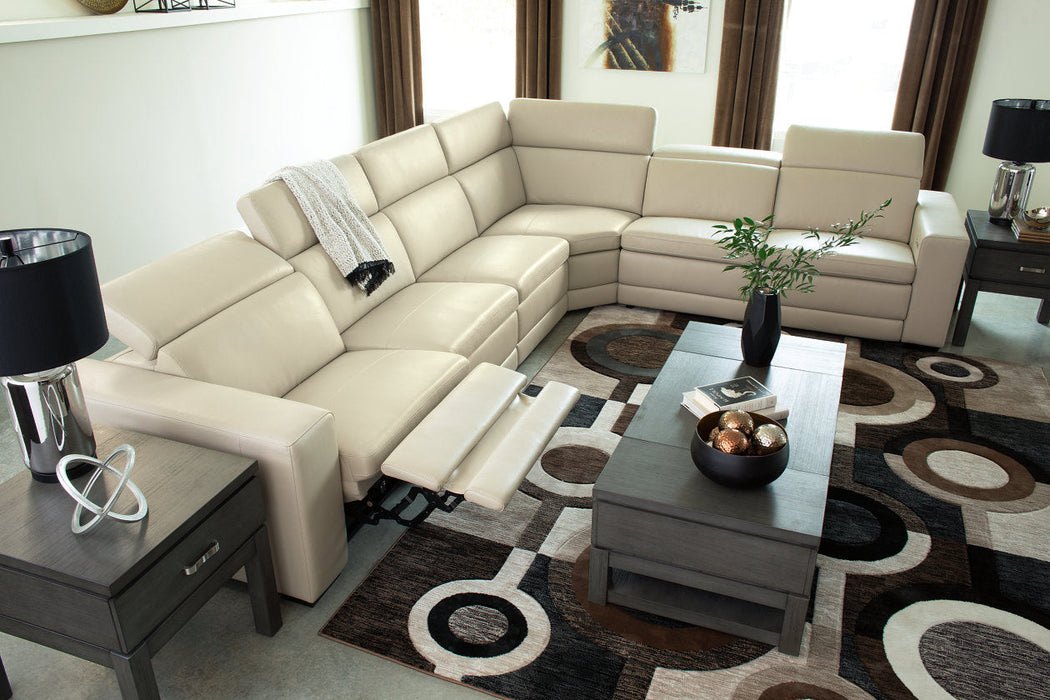 [EXCLUSIVE] Texline Sand 6-Piece Power Reclining Sectional