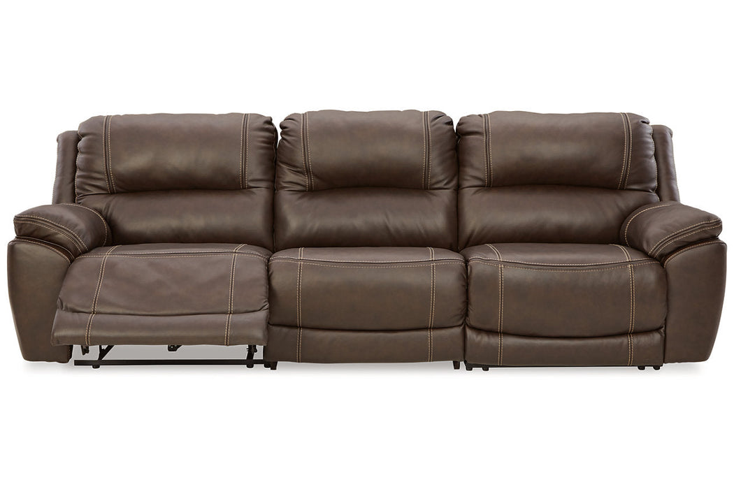 Dunleith Chocolate 3-Piece Power Reclining Sofa -  Ashley - Lara Furniture