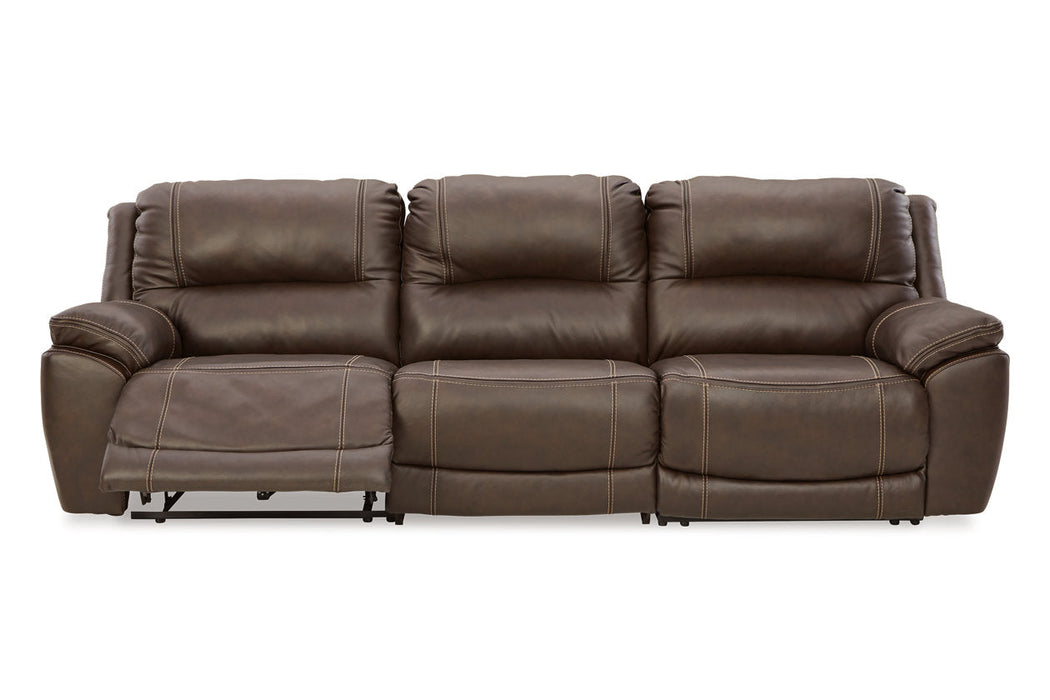 Dunleith Chocolate 3-Piece Power Reclining Sofa -  Ashley - Lara Furniture